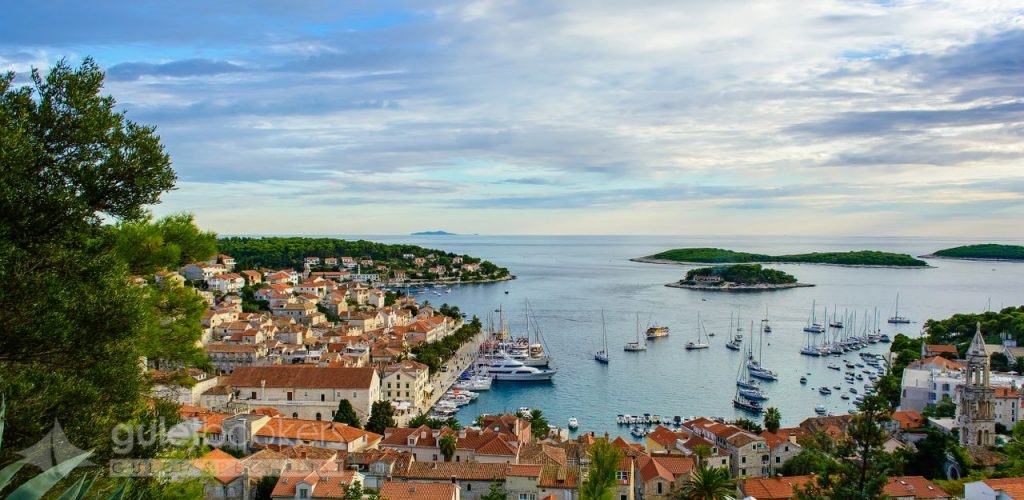 Old Adriatic Island Town Hvar