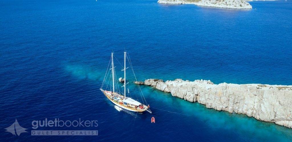 Sailing Boat Loryma Bay Bozburun Marmaris