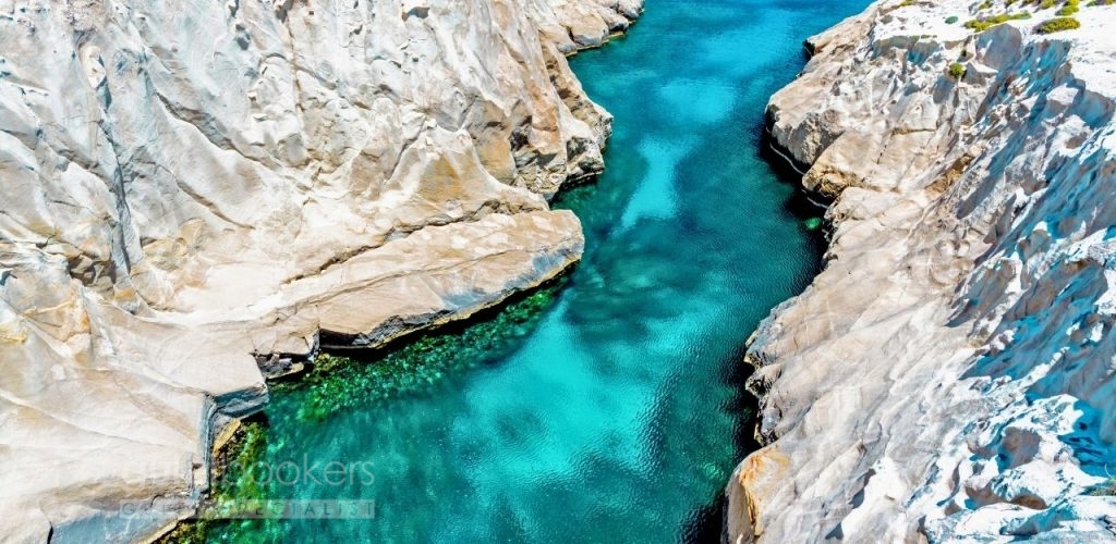 What makes a blue voyage yacht charter in Milos truly special is the unparalleled access to locations impossible to reach any other way.